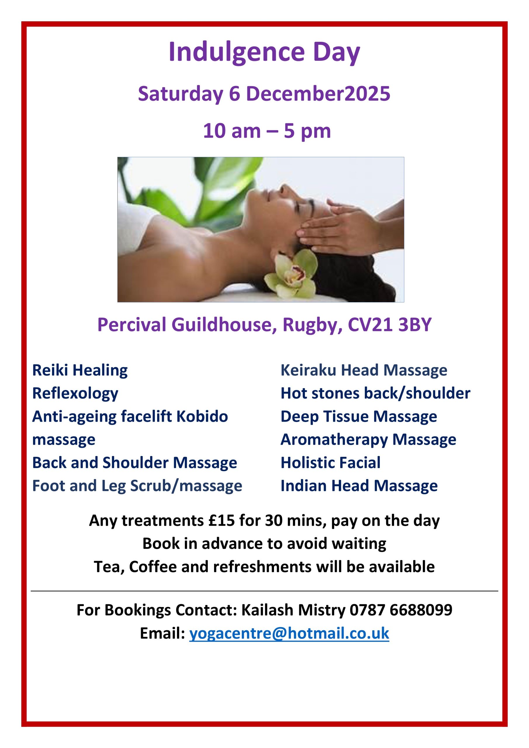 Indulgence Day head massage